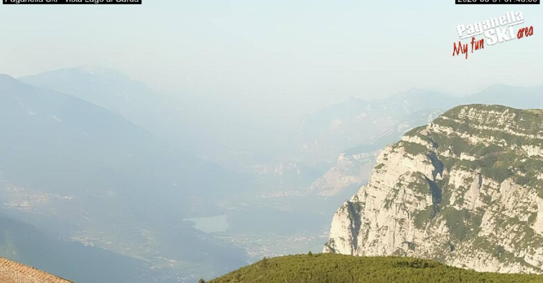 Webcam Paganella Ski – Andalo – Fai della Paganella - Vista Lago di Garda