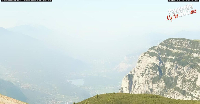 Webcam Paganella Ski – Andalo – Fai della Paganella - Vista Lago di Garda