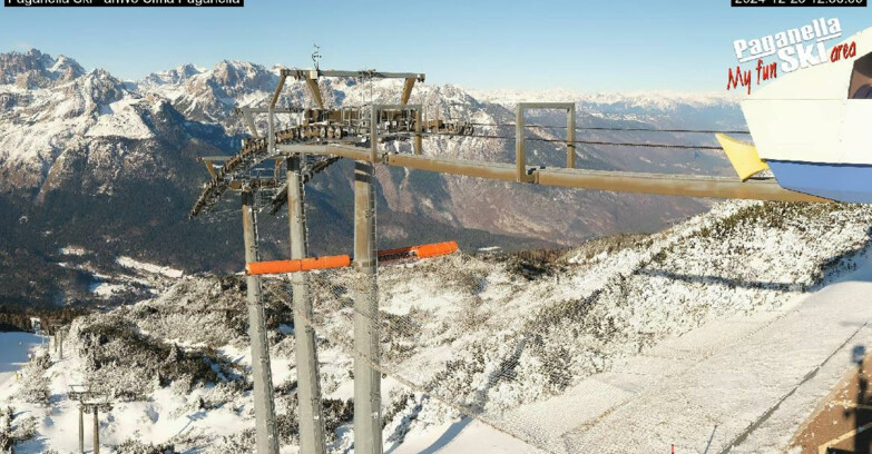 Webcam Paganella Ski – Andalo – Fai della Paganella - Arrivo Telecabina Doss Pelà