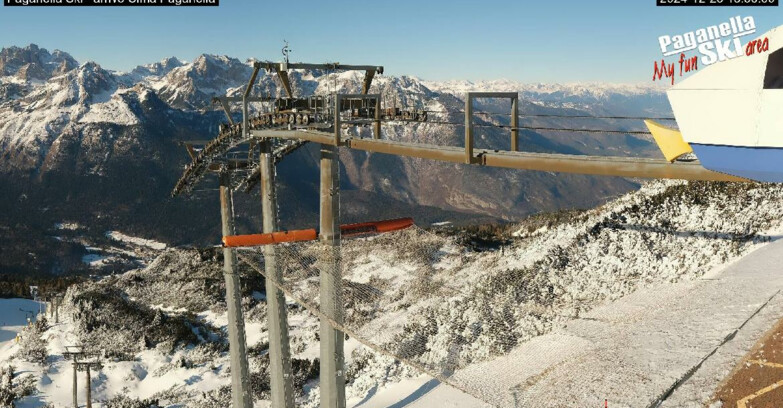 Webcam Paganella Ski – Andalo – Fai della Paganella - Arrivo Telecabina Doss Pelà