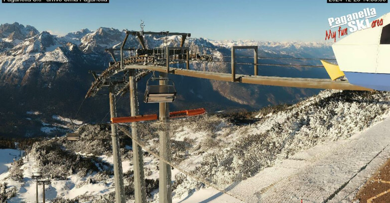 Webcam Paganella Ski – Andalo – Fai della Paganella - Arrivo Telecabina Doss Pelà