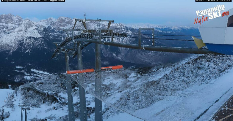 Webcam Paganella Ski – Andalo – Fai della Paganella - Arrivo Telecabina Doss Pelà