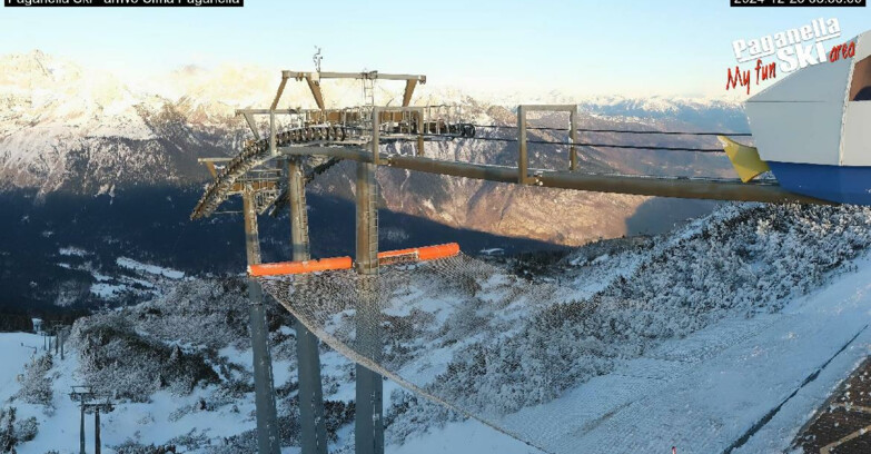 Webcam Paganella Ski – Andalo – Fai della Paganella - Arrivo Telecabina Doss Pelà