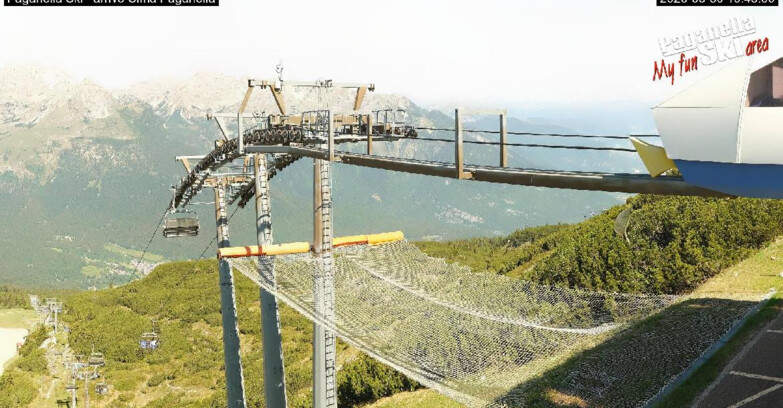 Webcam Paganella Ski – Andalo – Fai della Paganella - Arrivo Telecabina Doss Pelà