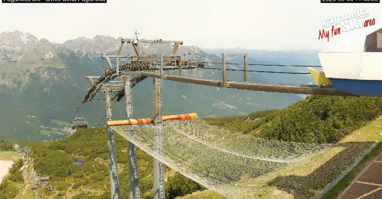 Webcam Paganella Ski – Andalo – Fai della Paganella - Arrivo Telecabina Doss Pelà