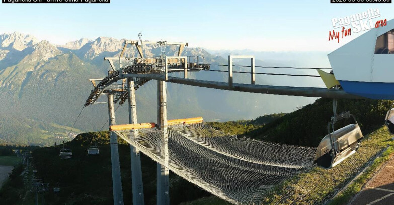 Webcam Paganella Ski – Andalo – Fai della Paganella - Arrivo Telecabina Doss Pelà