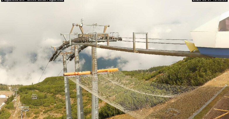 Webcam Paganella Ski – Andalo – Fai della Paganella - Arrivo Telecabina Doss Pelà
