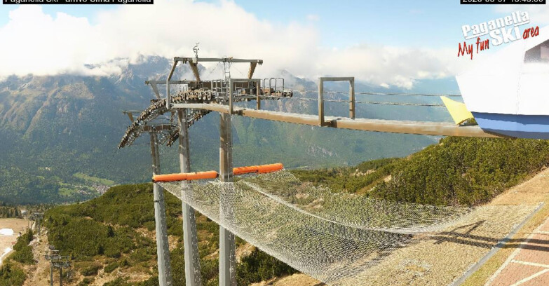 Webcam Paganella Ski – Andalo – Fai della Paganella - Arrivo Telecabina Doss Pelà