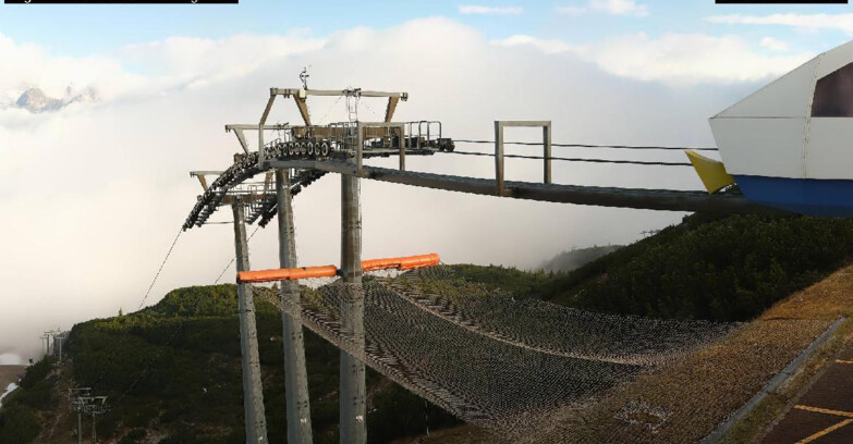 Webcam Paganella Ski – Andalo – Fai della Paganella - Arrivo Telecabina Doss Pelà