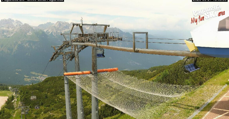 Webcam Paganella Ski – Andalo – Fai della Paganella - Cableway Doss Pelà