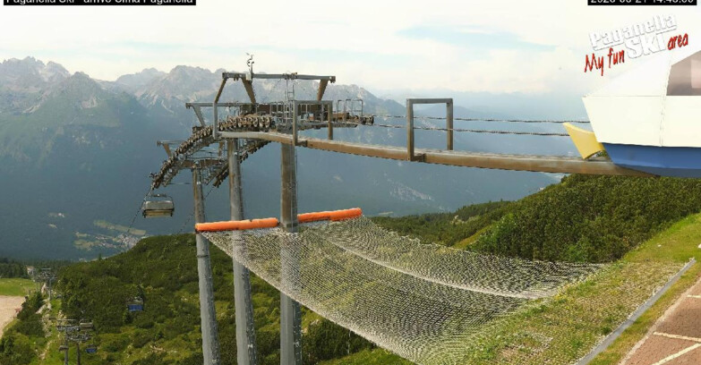 Webcam Paganella Ski – Andalo – Fai della Paganella - Cableway Doss Pelà