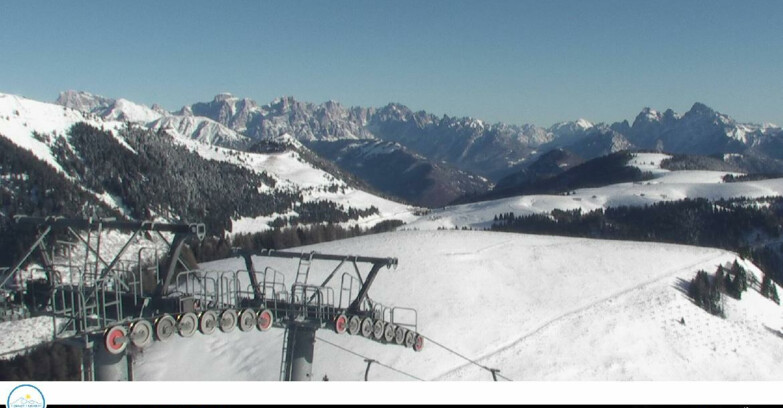 Webcam Passo Brocon-Marande - Panorama vs. Paradiso