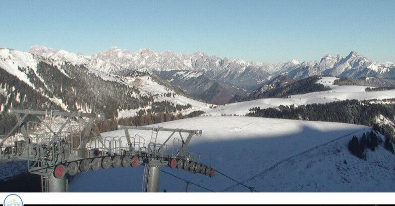 Webcam Passo Brocon-Marande - Panorama vs. Paradiso