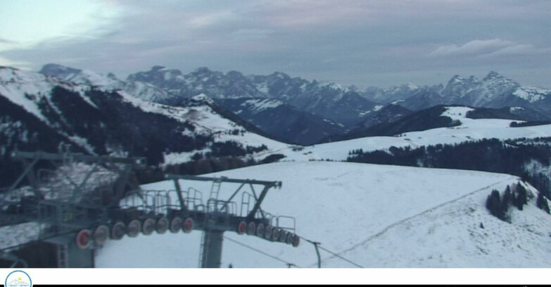 Webcam Passo Brocon-Marande - Panorama vs. Paradiso