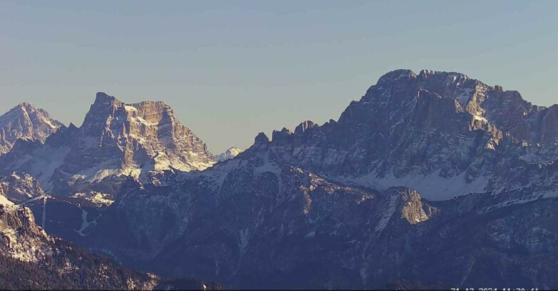 Webcam Passo San Pellegrino-Falcade - Pelmo e Civetta