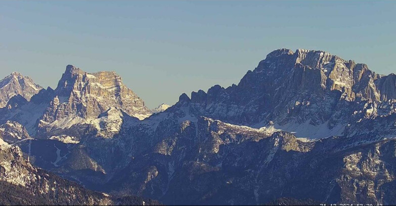 Webcam Passo San Pellegrino-Falcade - Pelmo e Civetta