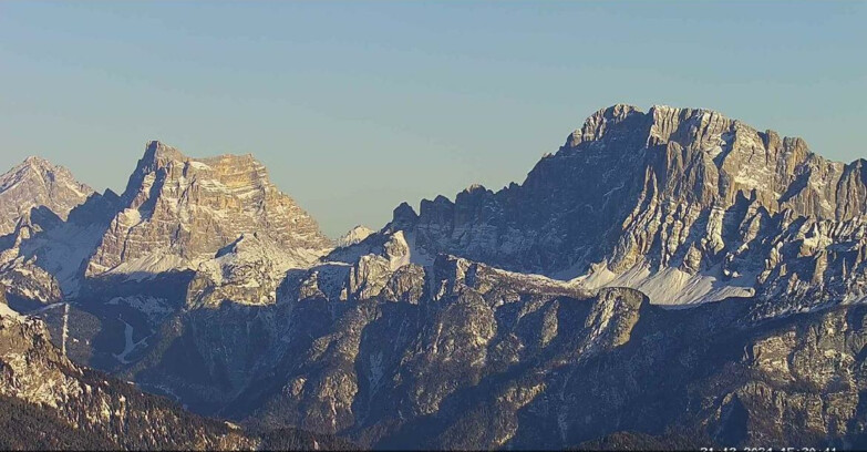 Webcam Passo San Pellegrino-Falcade - Pelmo e Civetta