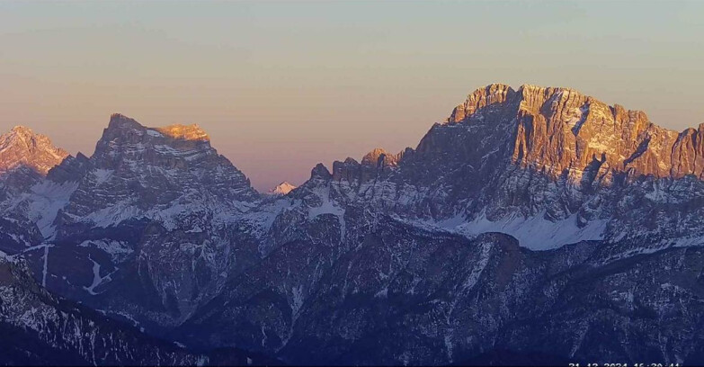 Webcam Passo San Pellegrino-Falcade - Pelmo e Civetta