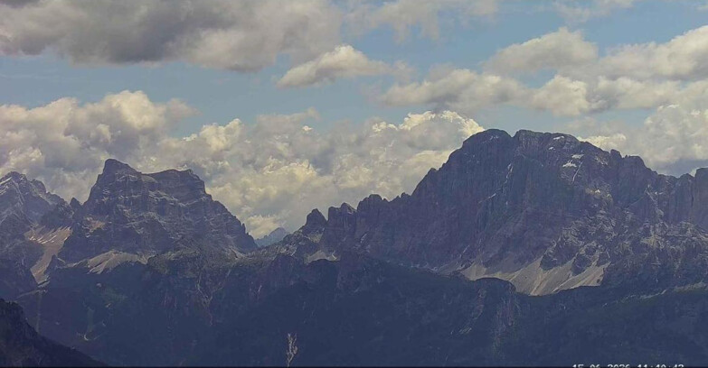Webcam Passo San Pellegrino-Falcade - Pelmo e Civetta