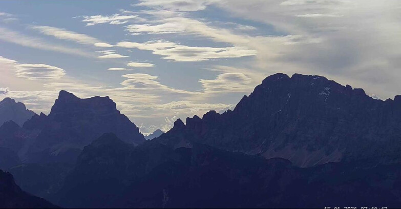 Webcam Passo San Pellegrino-Falcade - Pelmo e Civetta