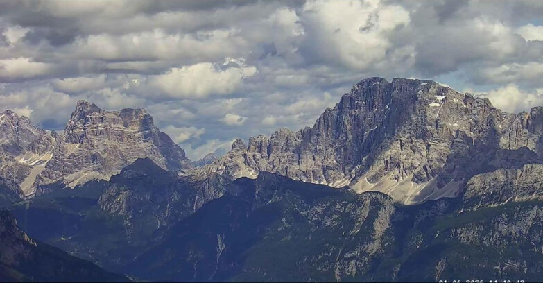 Webcam Passo San Pellegrino-Falcade - Pelmo e Civetta