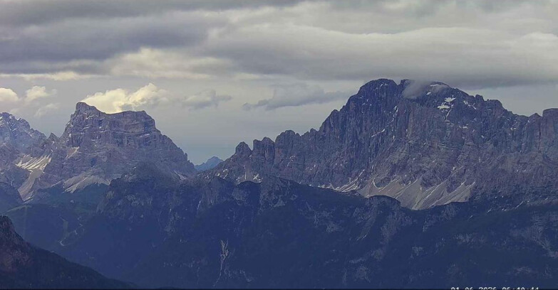 Webcam Passo San Pellegrino-Falcade - Pelmo e Civetta