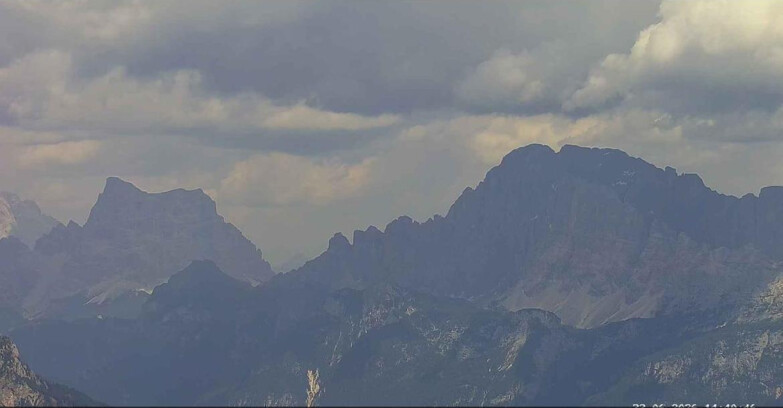 Webcam Passo San Pellegrino-Falcade  - Pelmo e Civetta