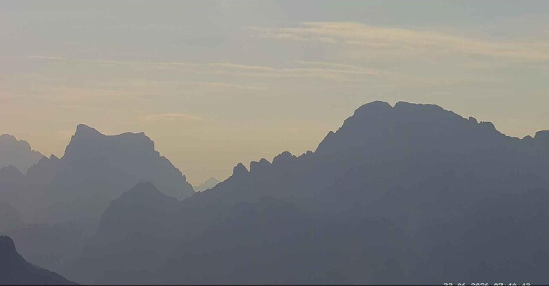 Webcam Passo San Pellegrino-Falcade - Pelmo e Civetta