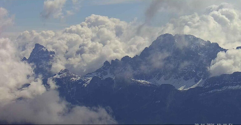 Webcam Пассо Сан-Пеллегрино-Фалькаде  - Pelmo