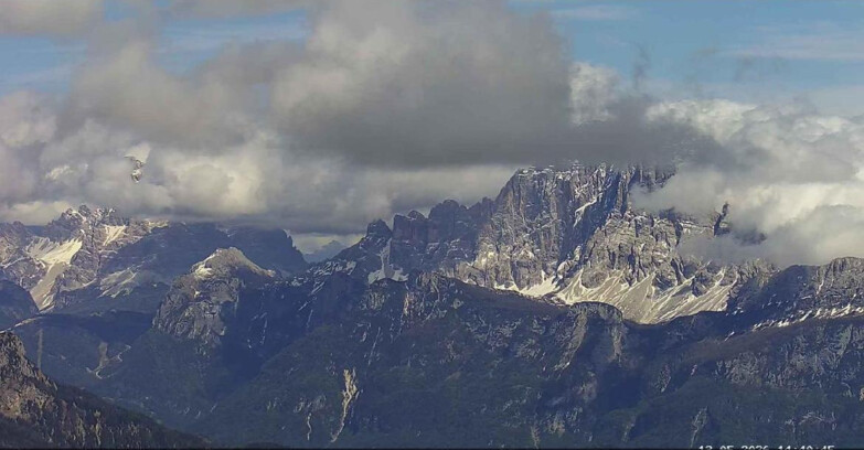 Webcam Passo San Pellegrino-Falcade  - Pelmo