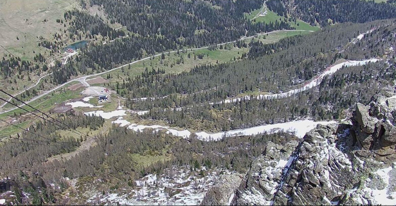 Webcam Passo San Pellegrino-Falcade - Pista Funivia