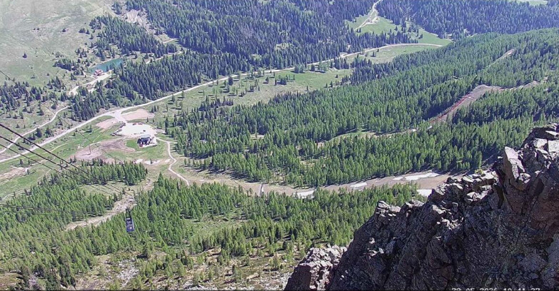 Webcam Passo San Pellegrino-Falcade  - Pista Funivia