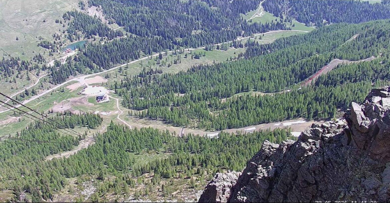 Webcam Passo San Pellegrino-Falcade  - Pista Funivia