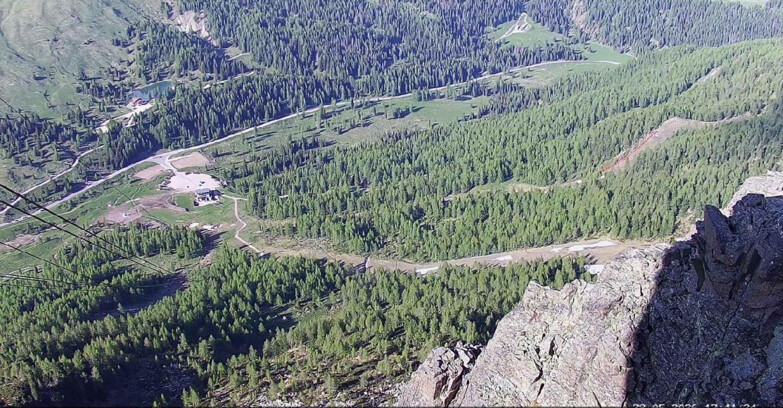 Webcam Passo San Pellegrino-Falcade  - Pista Funivia