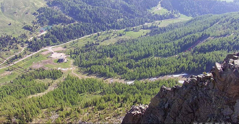 Webcam Passo San Pellegrino-Falcade  - Pista Funivia