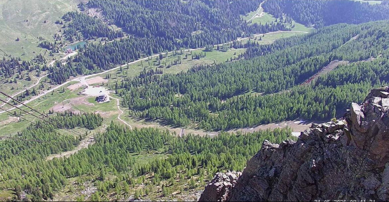 Webcam Passo San Pellegrino-Falcade  - Pista Funivia