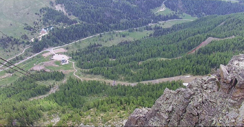 Webcam Passo San Pellegrino-Falcade  - Pista Funivia