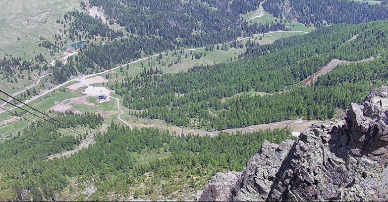 Webcam Passo San Pellegrino-Falcade  - Pista Funivia