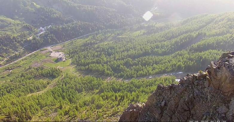 Webcam Passo San Pellegrino-Falcade  - Pista Funivia
