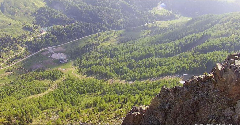 Webcam Passo San Pellegrino-Falcade  - Pista Funivia