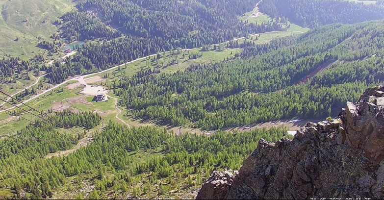 Webcam Passo San Pellegrino-Falcade  - Pista Funivia
