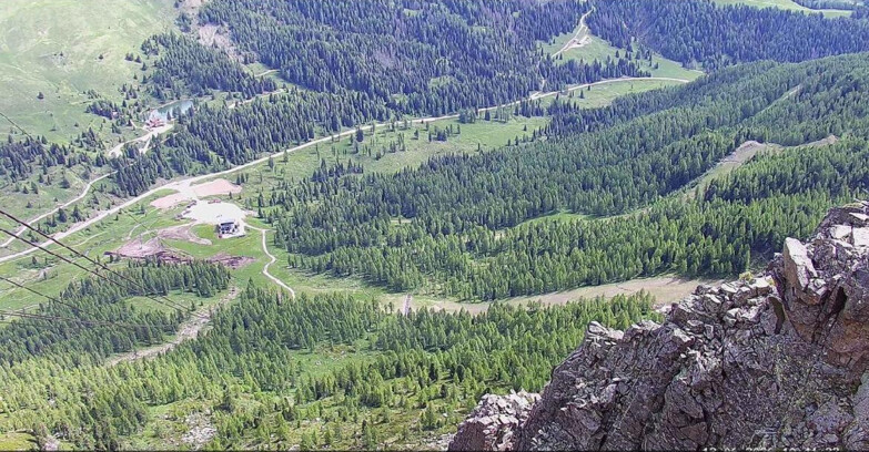 Webcam Пассо Сан-Пеллегрино-Фалькаде  - Pista Funivia