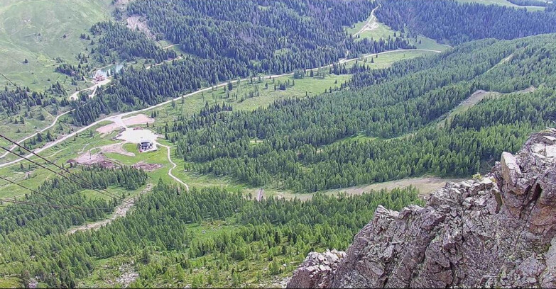 Webcam Passo San Pellegrino-Falcade  - Pista Funivia