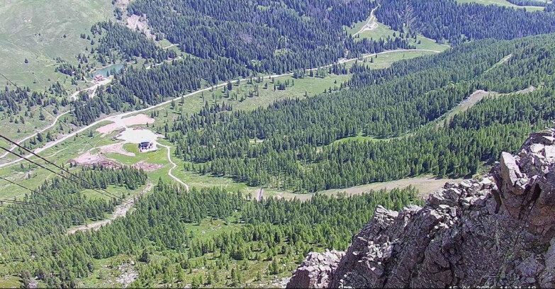 Webcam Passo San Pellegrino-Falcade  - Pista Funivia