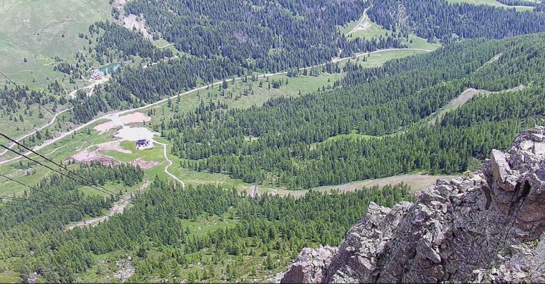 Webcam Passo San Pellegrino-Falcade  - Pista Funivia