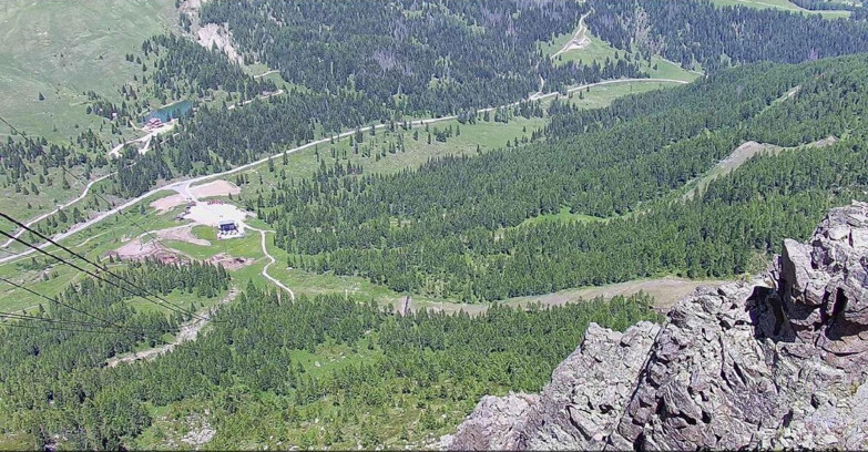 Webcam Passo San Pellegrino-Falcade - Pista Funivia