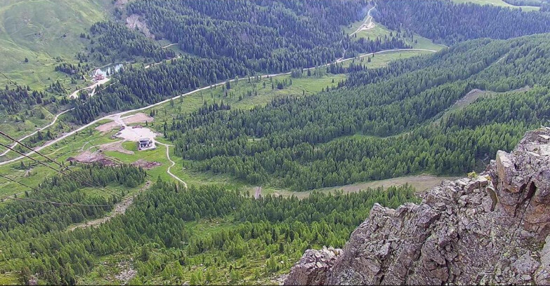 Webcam Passo San Pellegrino-Falcade  - Pista Funivia