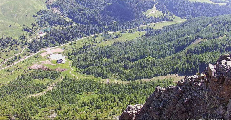 Webcam Passo San Pellegrino-Falcade  - Pista Funivia