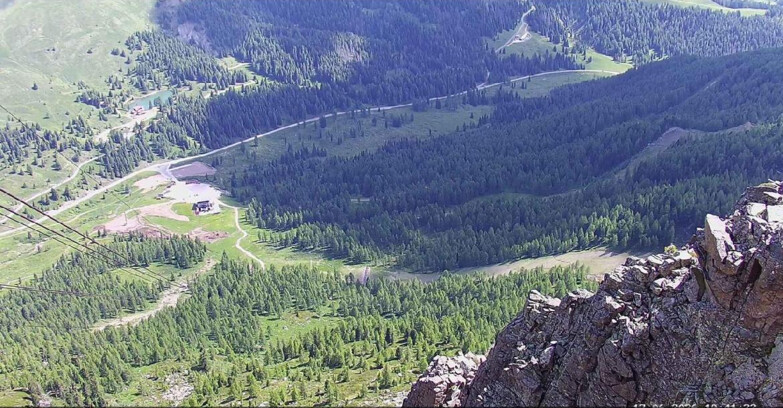 Webcam Passo San Pellegrino-Falcade  - Pista Funivia