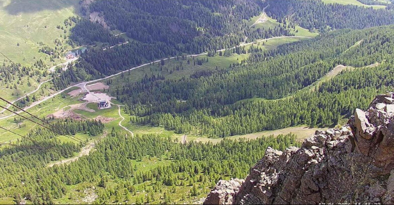 Webcam Passo San Pellegrino-Falcade  - Pista Funivia